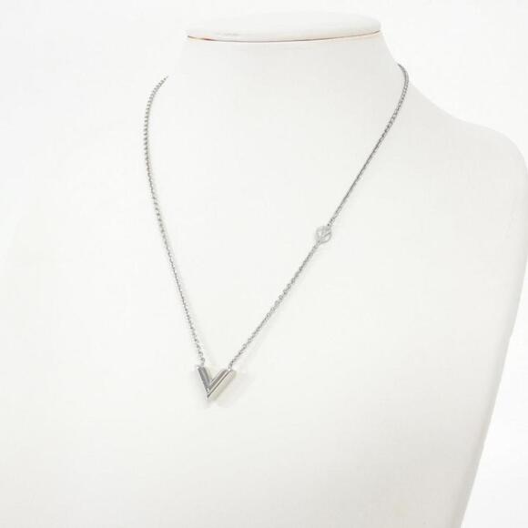LOUIS VUITTON Silver Necklace - Picture 5 of 5